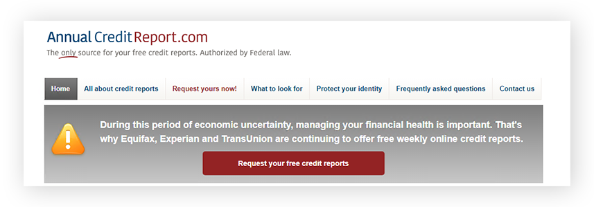 如果社会安全卡被盗，请通过Annualcreditreport.com仔细监控您的信用报告。